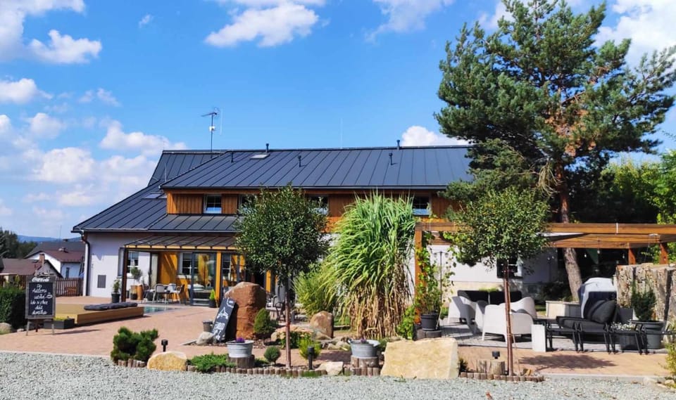 Property building, Garden view