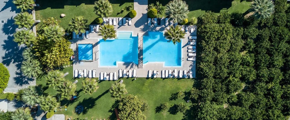 Bird's eye view, Garden, Pool view, Swimming pool