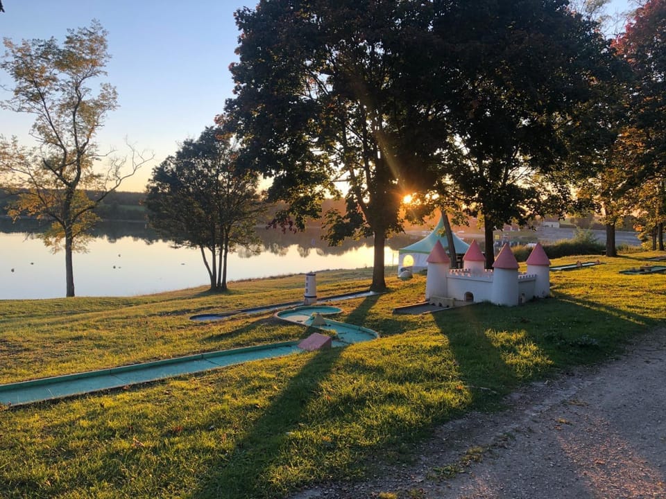 Lake view, Sunrise