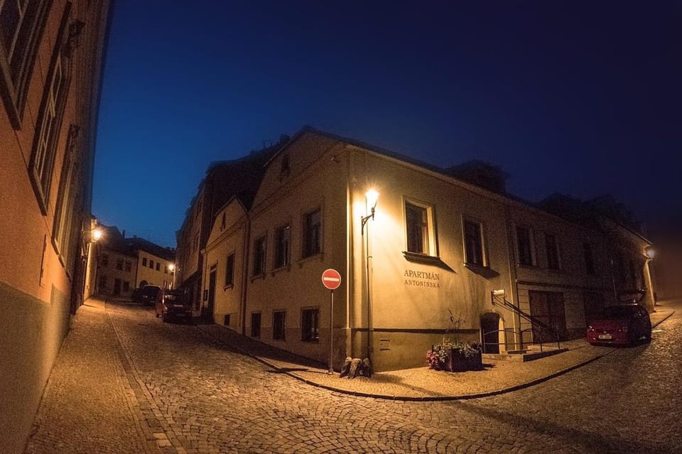 Facade/entrance, Night