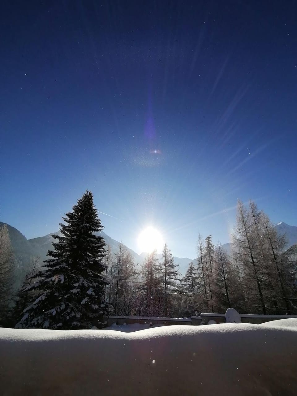 Day, Natural landscape, Winter, Mountain view