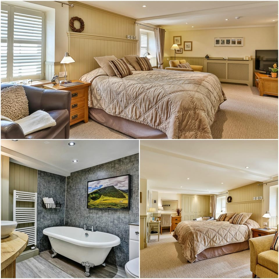 Shower, Toilet, Bed, Bathroom, TV and multimedia, Coffee/tea facilities, Photo of the whole room, Decorative detail, Bedroom