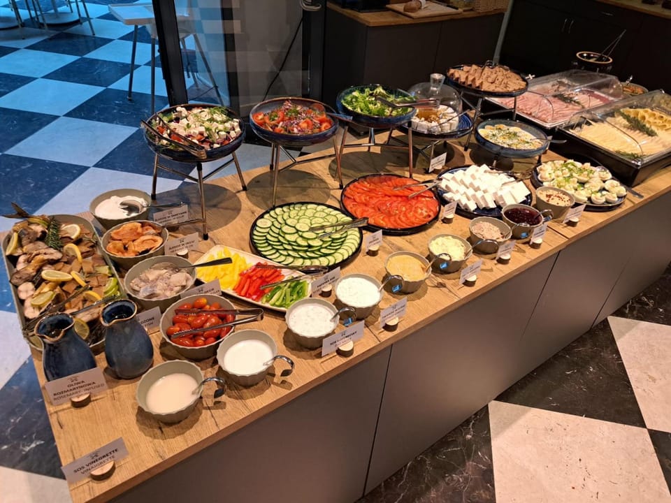 Food and drinks, Food, Buffet breakfast
