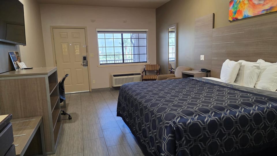 Bed, TV and multimedia, View (from property/room), Photo of the whole room, Bedroom
