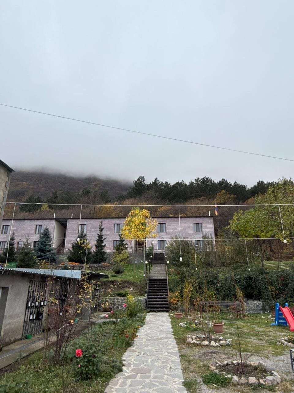 Property building, Natural landscape, Garden, Garden view