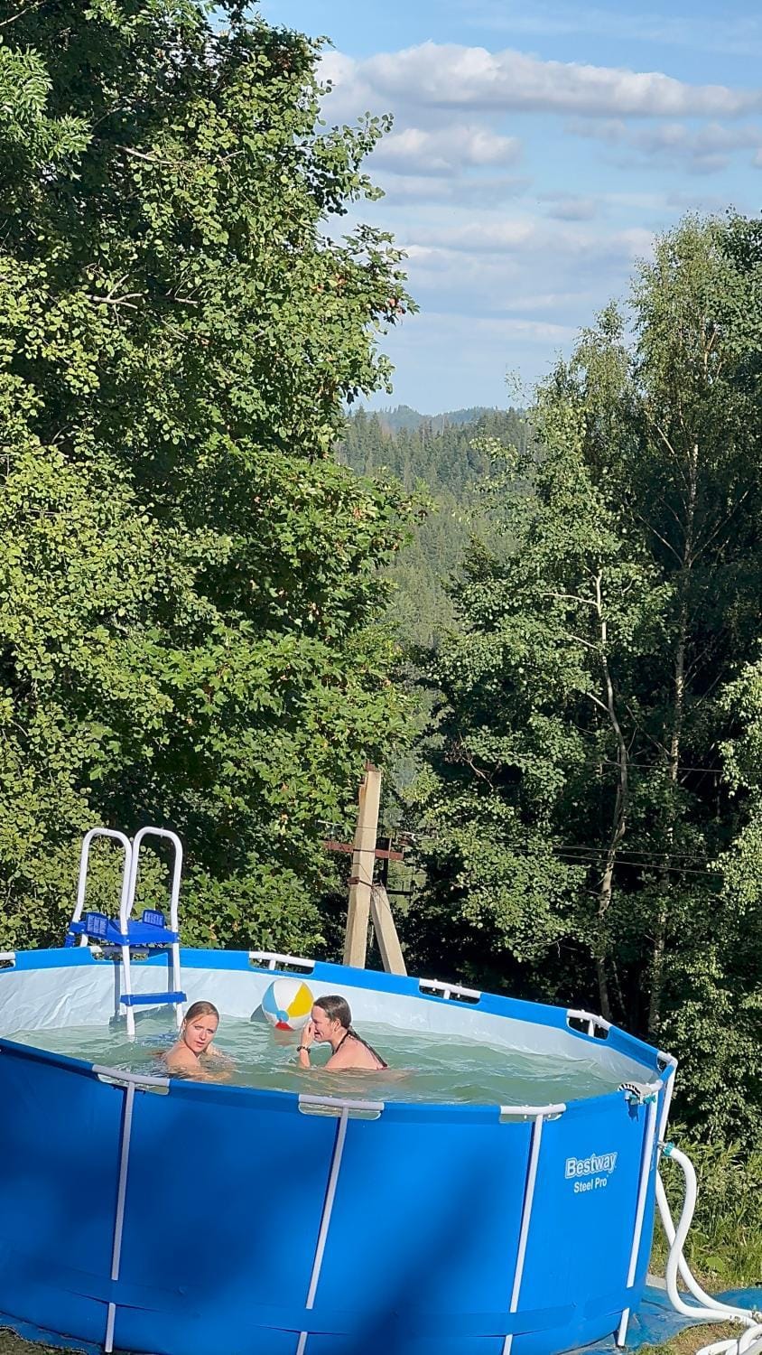Natural landscape, Pool view, Swimming pool