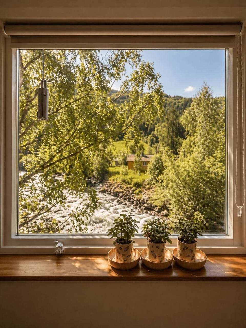 Spring, Natural landscape, Summer, Living room, Mountain view, Mountain view, River view, River view, Time of day