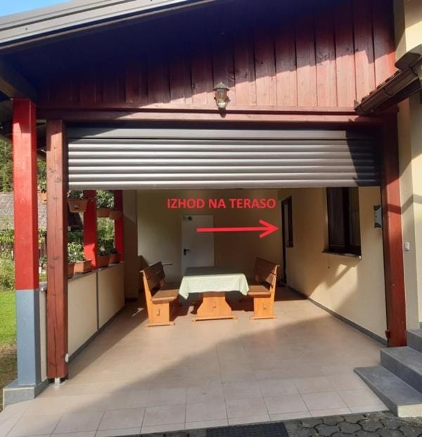 Property building, Patio