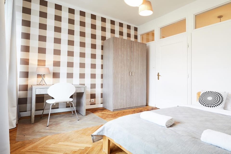 Bed, Photo of the whole room, Bedroom, wardrobe