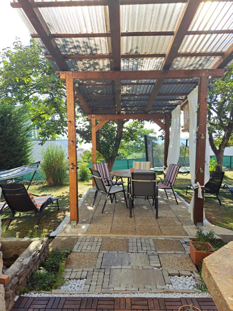 Patio, Garden, Balcony/Terrace, Garden view, sunbed