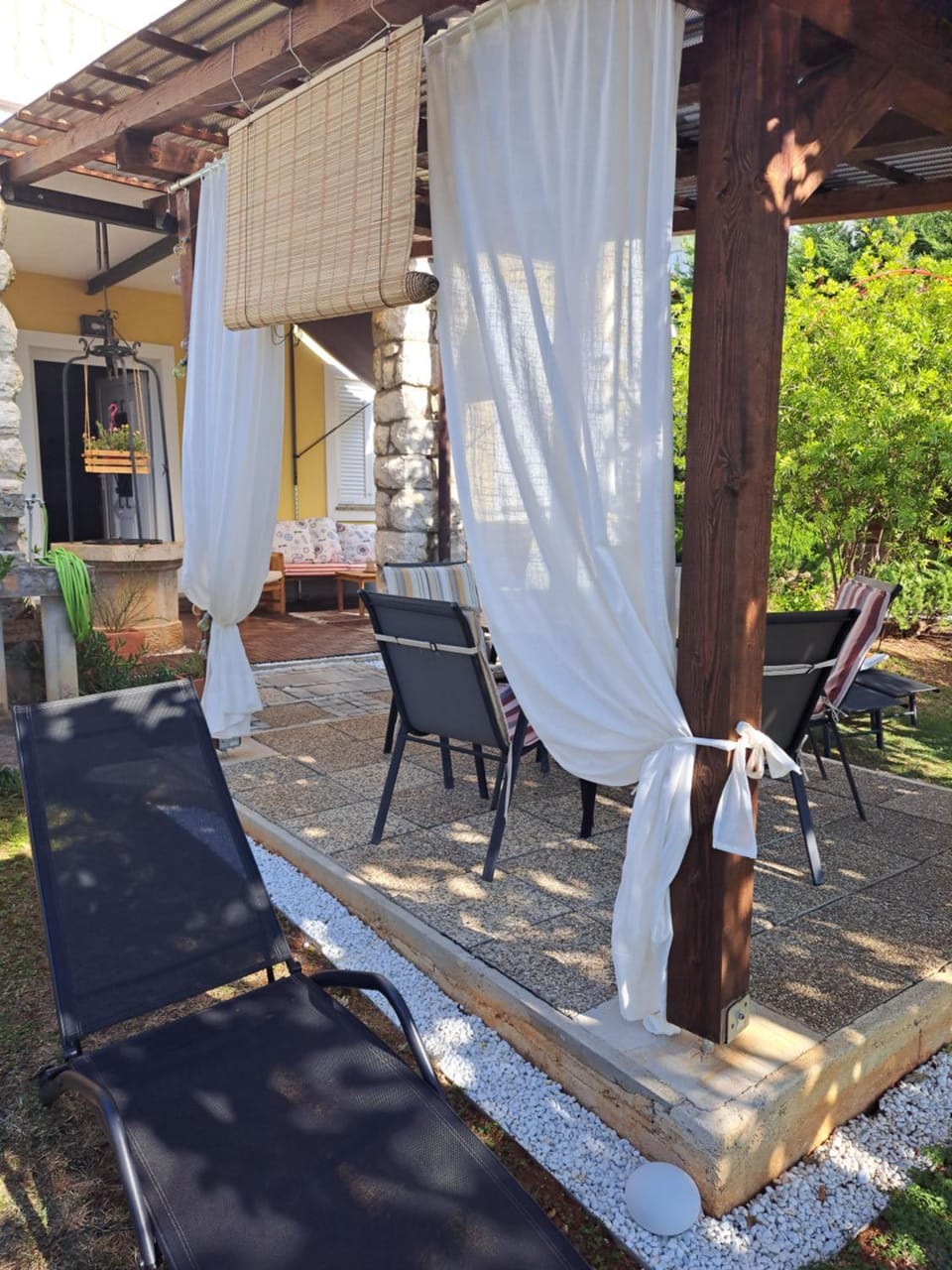 Patio, Garden, Seating area, sunbed
