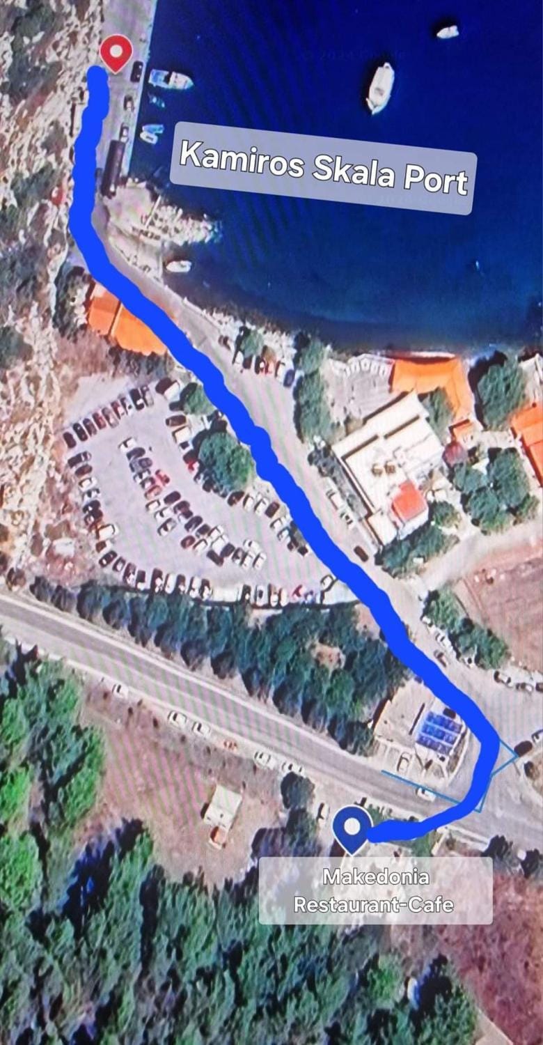 Makedonia Studios at Harbour of Kamiros Skala Country House in Rhodes, Greece