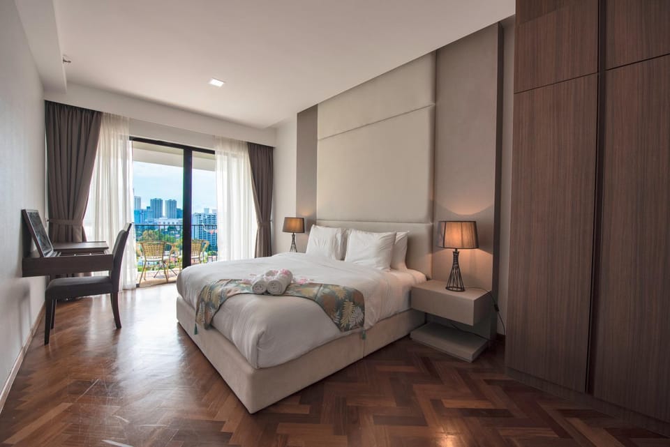 Patio, Balcony/Terrace, Bedroom, Sea view