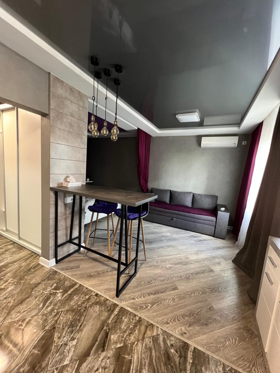 Дизайнерская Студио 10 мин метро Позняки Apartment in Kiev City - Kyiv