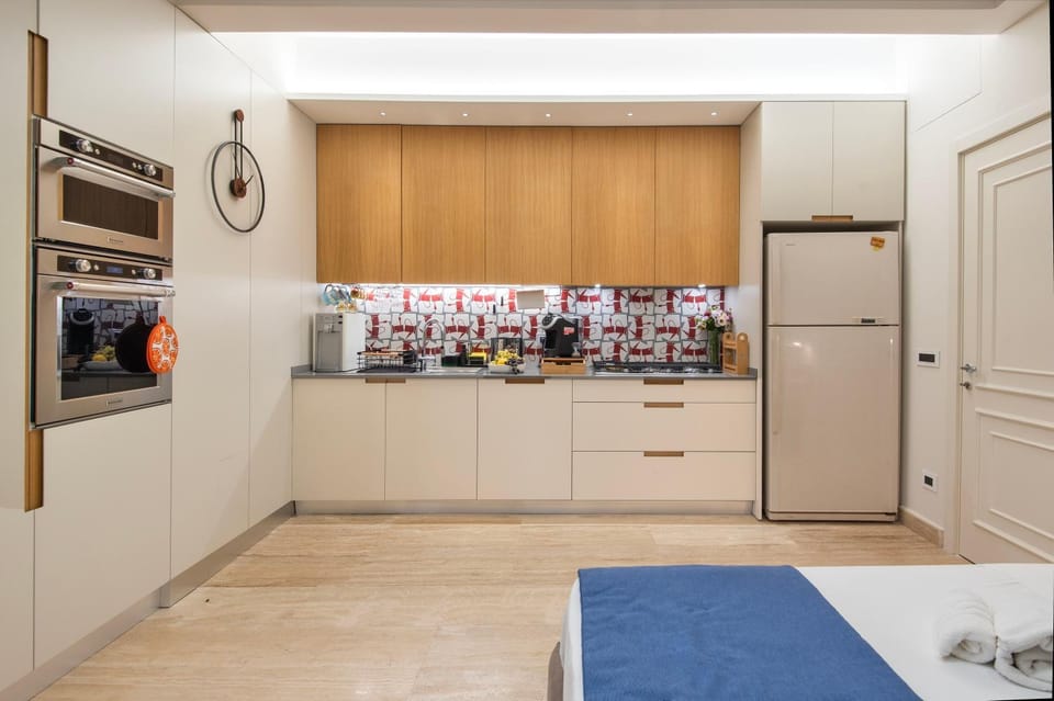 Kitchen or kitchenette, oven, stove, kitchen