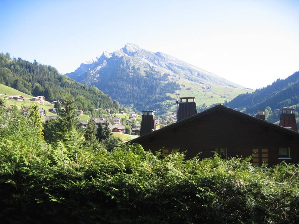 Duplex 2 chambres avec cheminée, garage et terrasse - La Clusaz, proche des pistes, WIFI inclus - FR-1-437-12 Apartment in La Clusaz