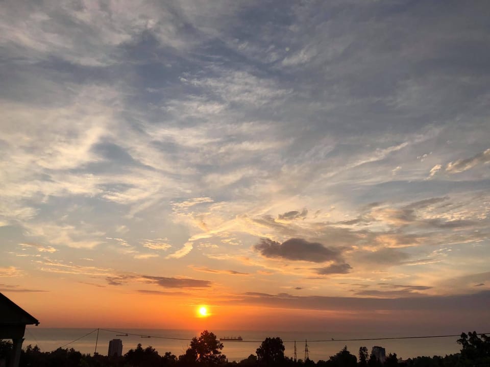 Sea view, Sunset