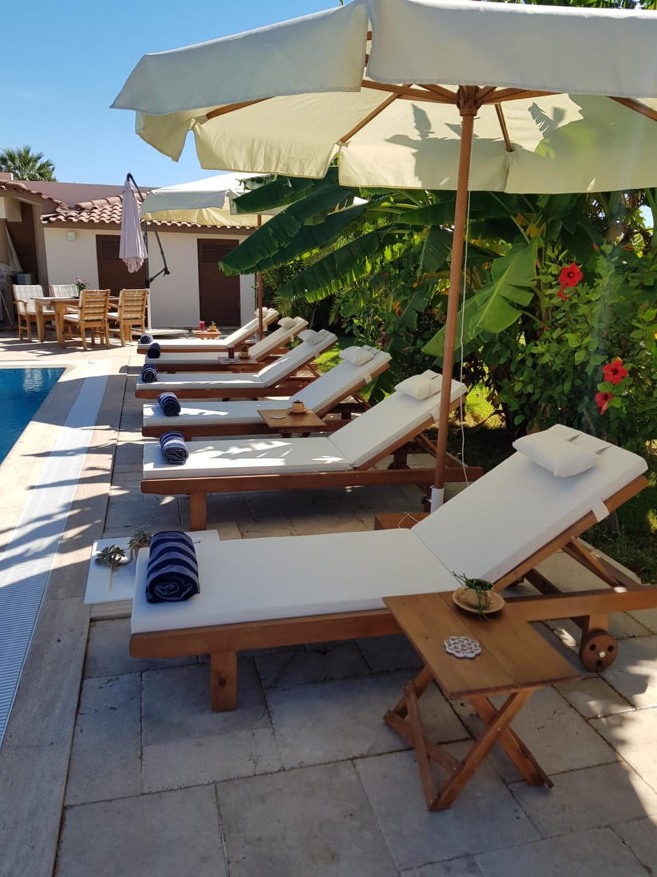 Balcony/Terrace, Pool view, Swimming pool, sunbed