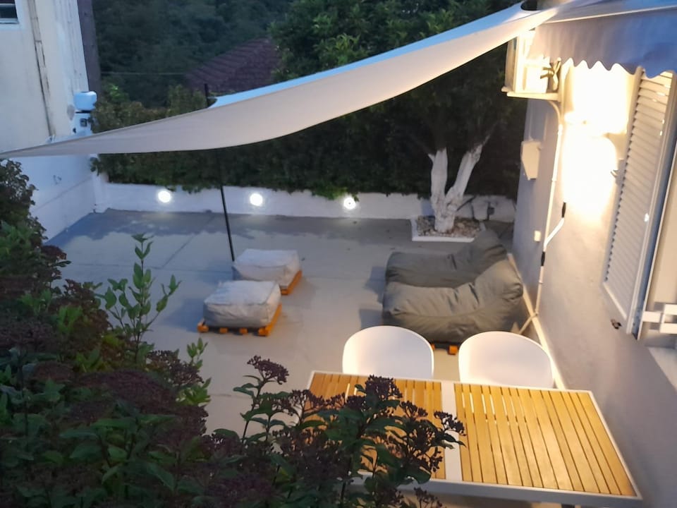 Night, Garden, Garden view