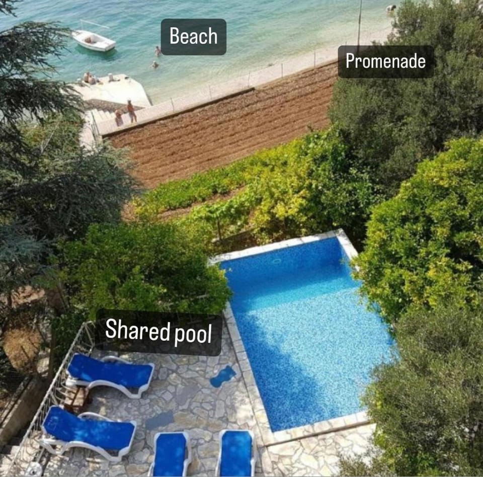 Natural landscape, Pool view, Sea view, Swimming pool