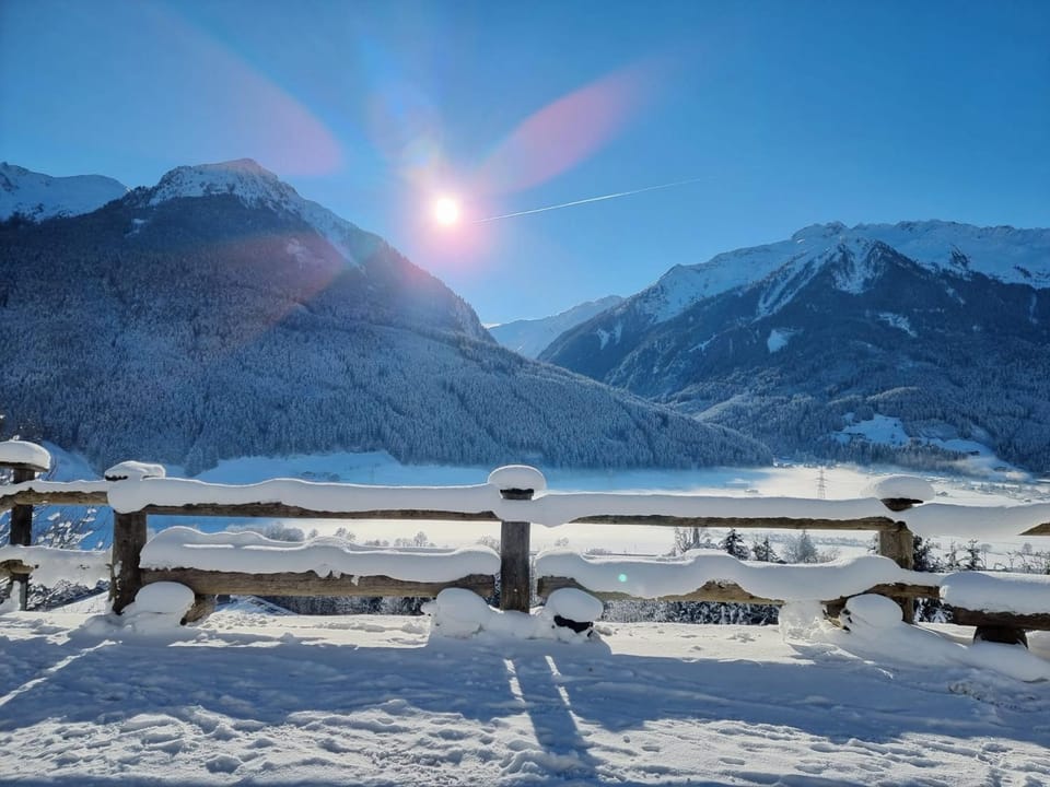 Natural landscape, Winter, Mountain view