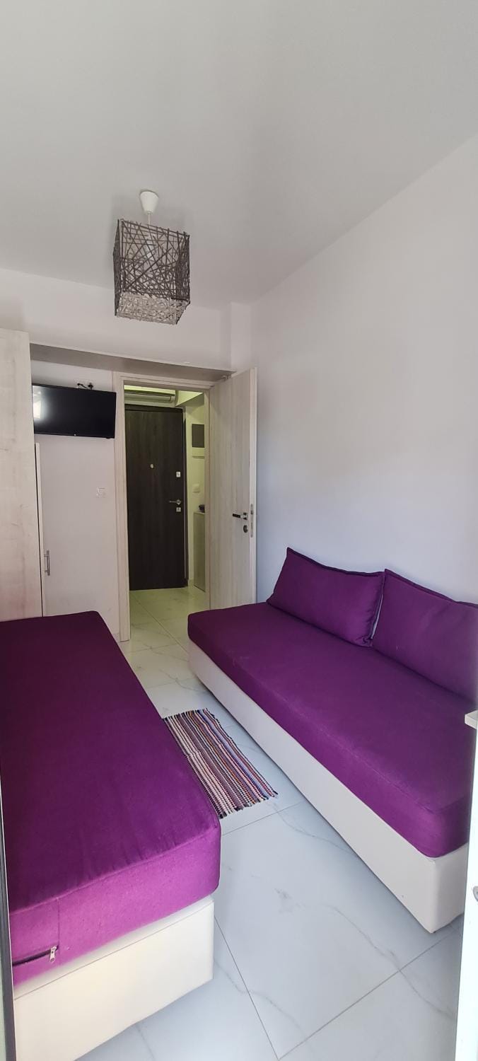 Bed, Living room, Photo of the whole room