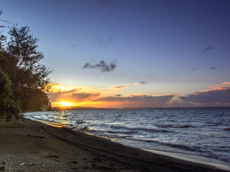 Beach, Autumn, On site, Sunset