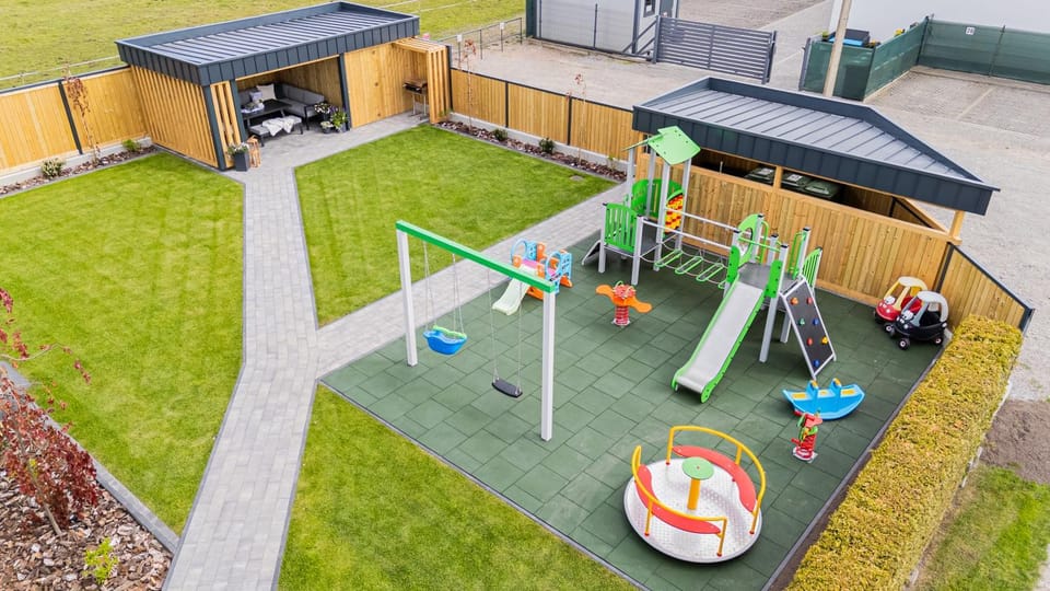 Spring, Day, Children play ground, Garden, Garden view