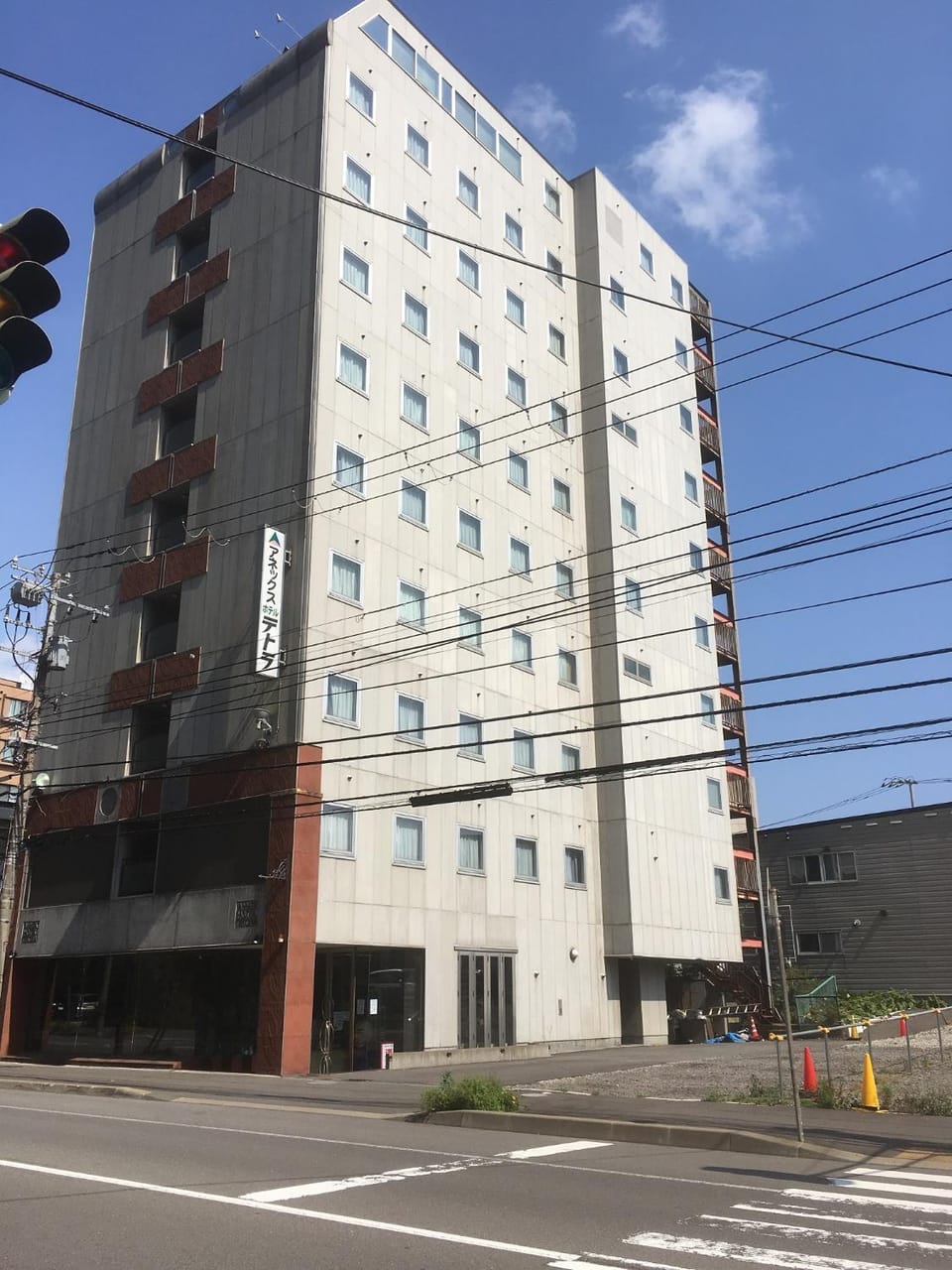 Property building, Facade/entrance, Bird's eye view