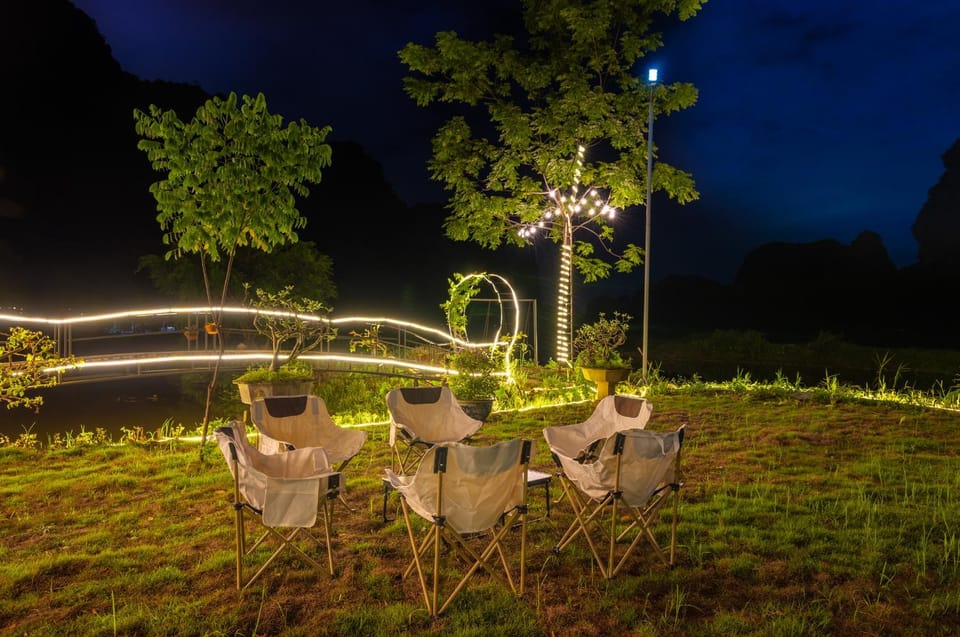 Night, Natural landscape, Garden, Garden view