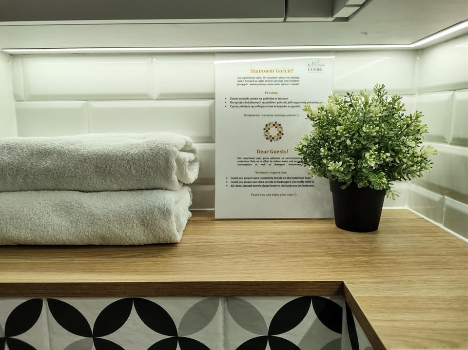 Bathroom, towels