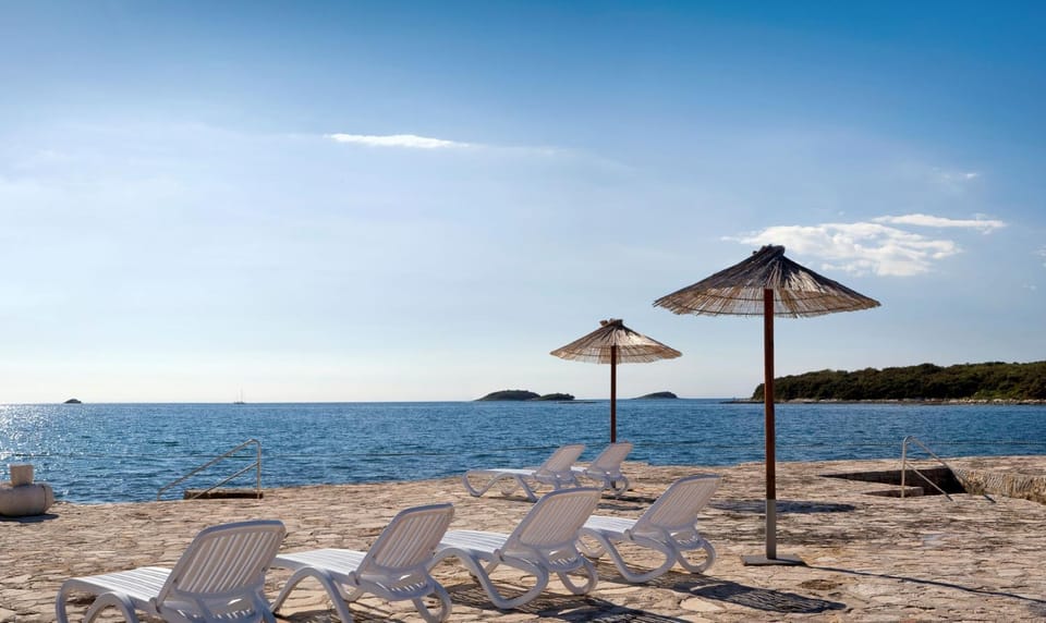 Beach, sunbed