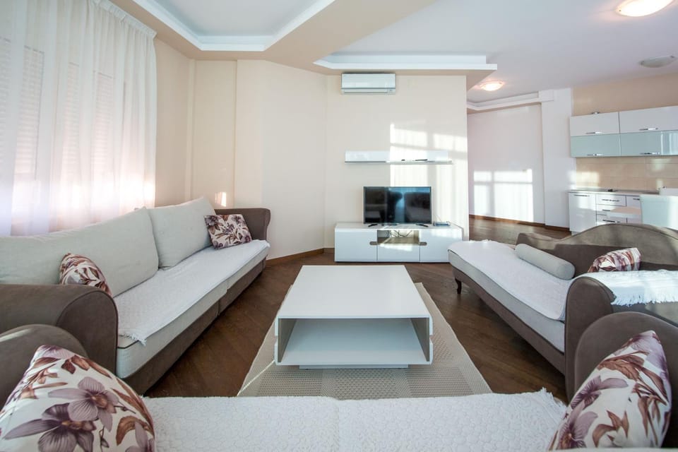 Living room, Seating area, air conditioner