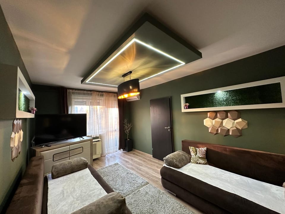 Bed, TV and multimedia, Living room, Photo of the whole room, Bedroom