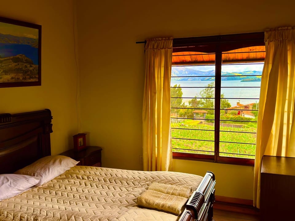 Cabaña la mejor vista al lago de Tota Nature lodge in Boyaca