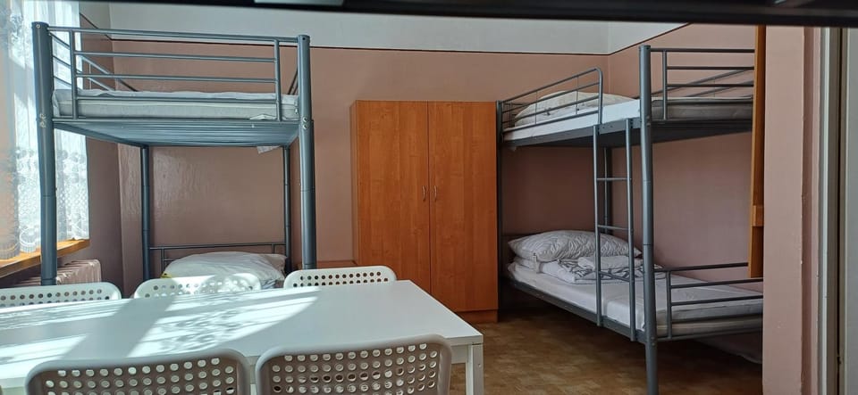 Photo of the whole room, bunk bed