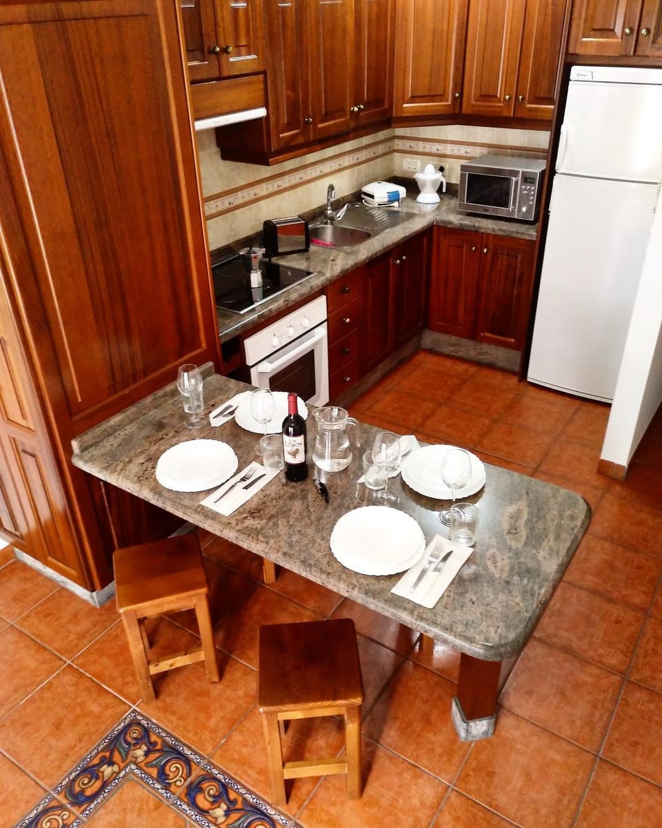 Kitchen or kitchenette, Living room, Dining area