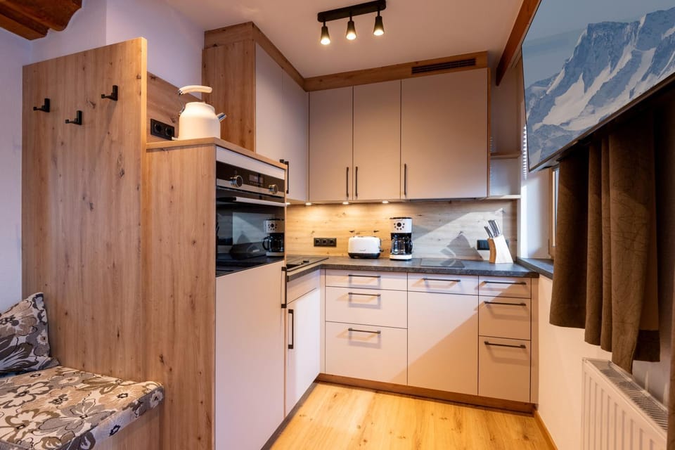 Kitchen or kitchenette, dishwasher, oven, stove