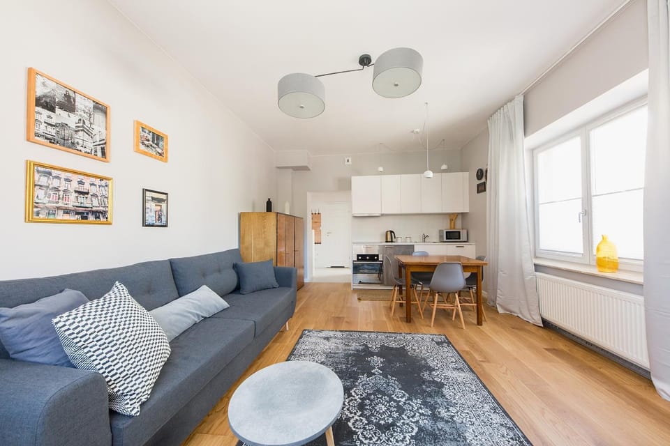Bed, Coffee/tea facilities, Kitchen or kitchenette, Living room