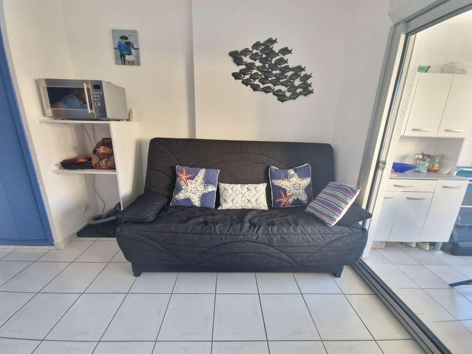 Studio cabine avec piscine et parking à Marseillan - FR-1-326-607 Cabin in Marseillan