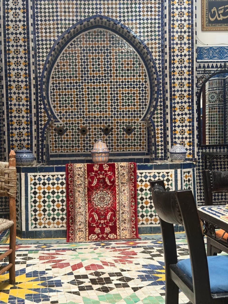 Riad Saphir Bleu Fes 12 century luxury home Riad in Fes