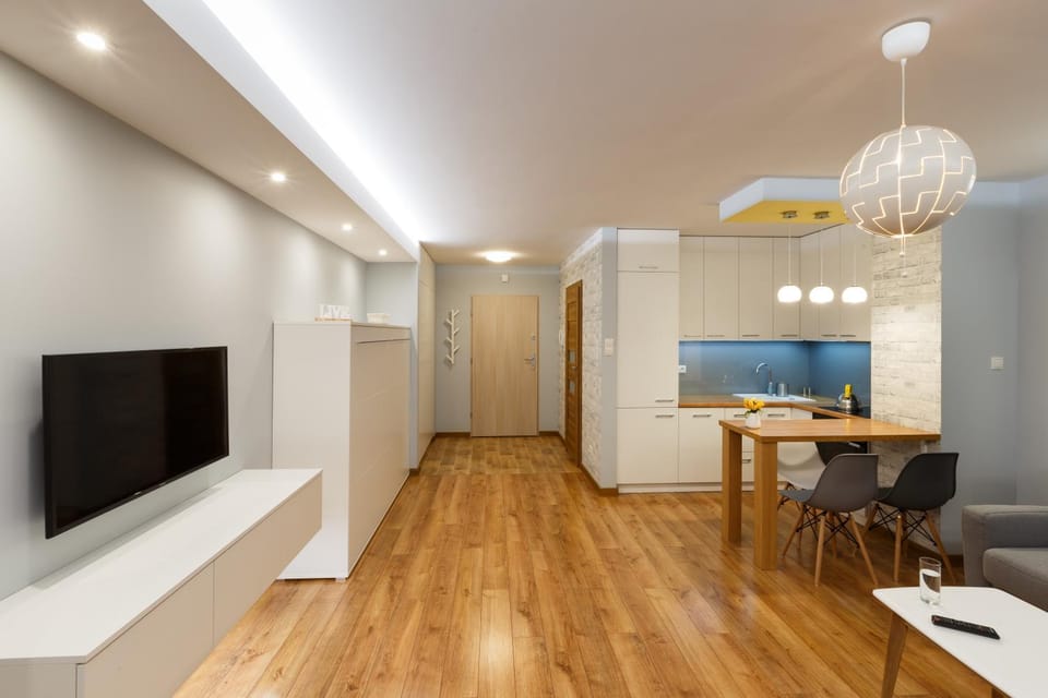 Apartament Jurajska Plaza, prywatne miejsce parkingowe , Targi Apartment in Poland