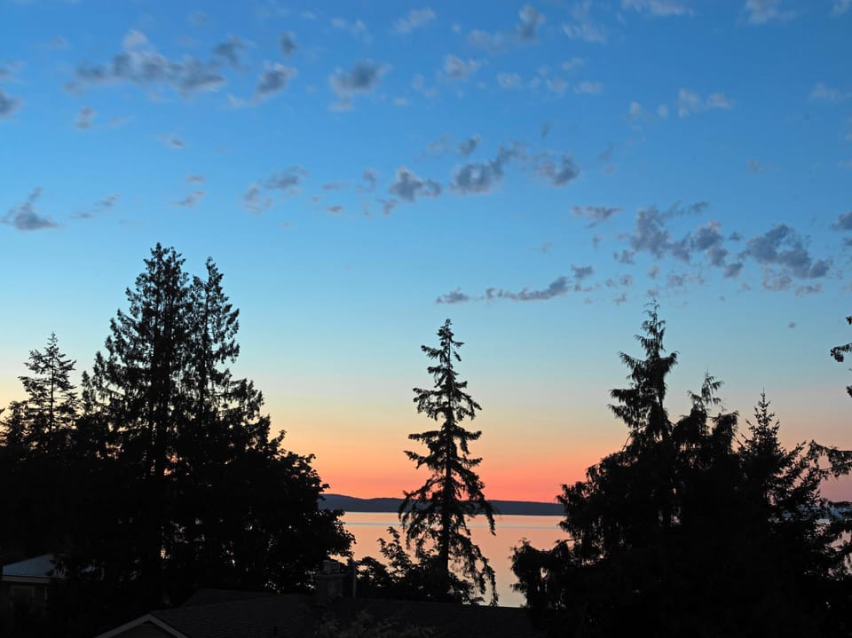 Sea view, Sunset