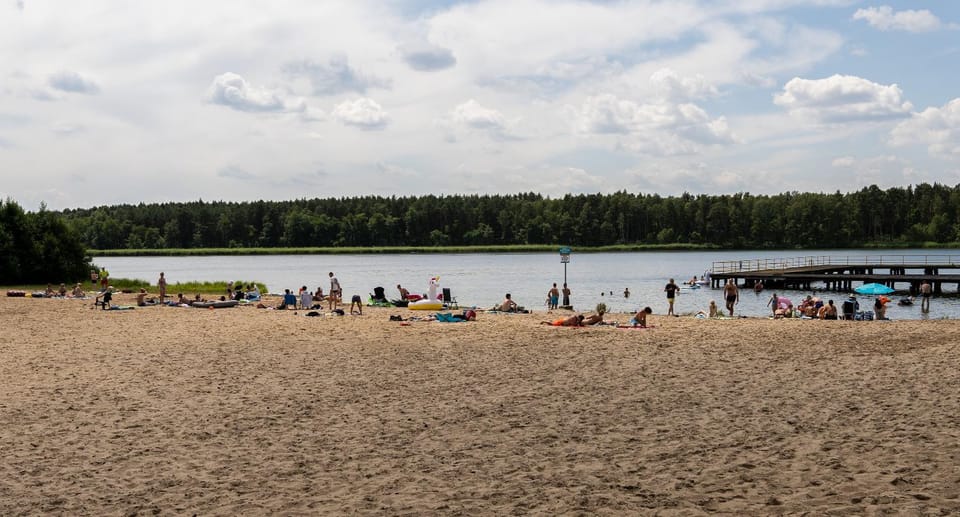 Beach, Lake view