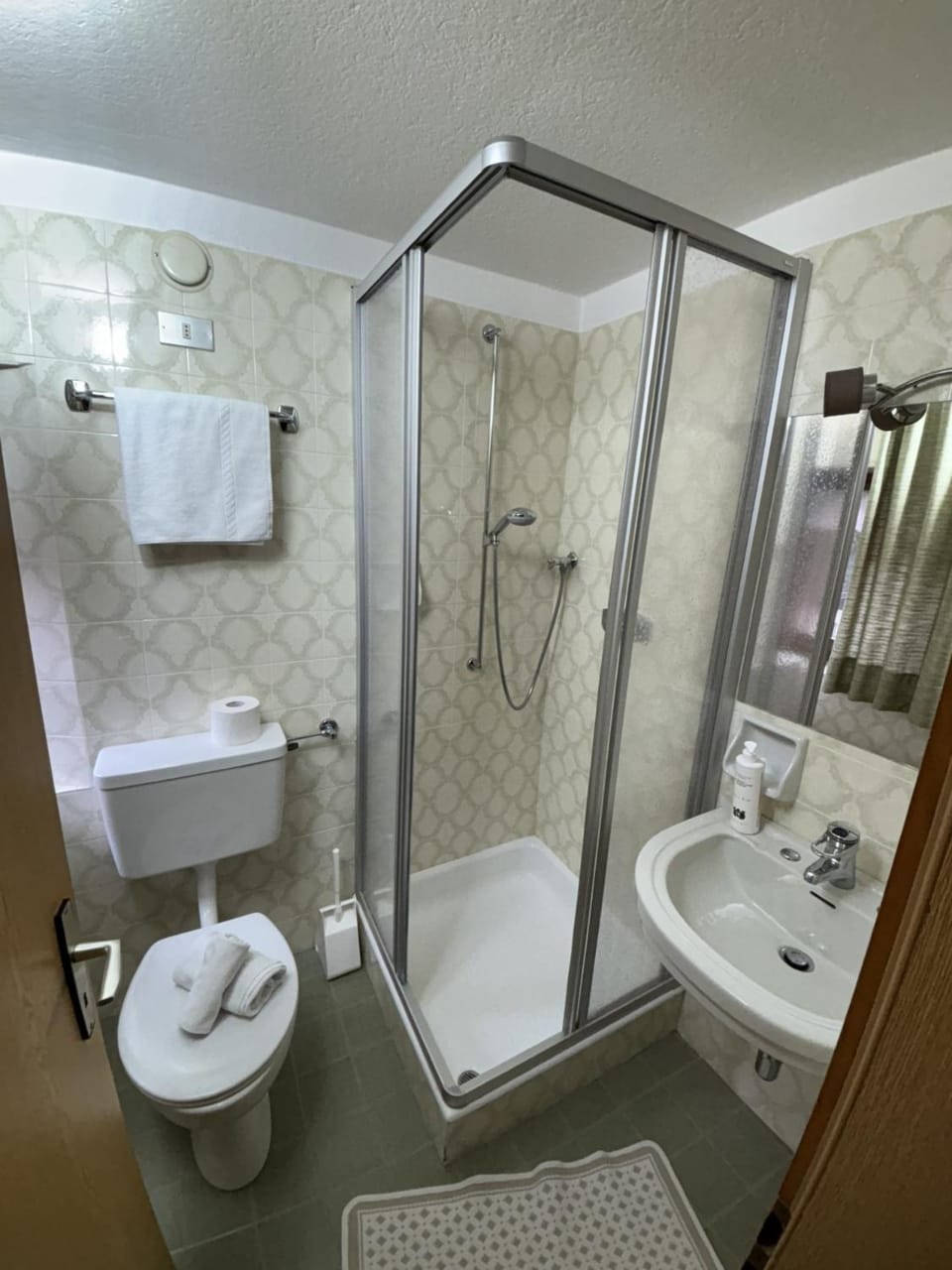 Shower, Toilet, Bathroom, towels