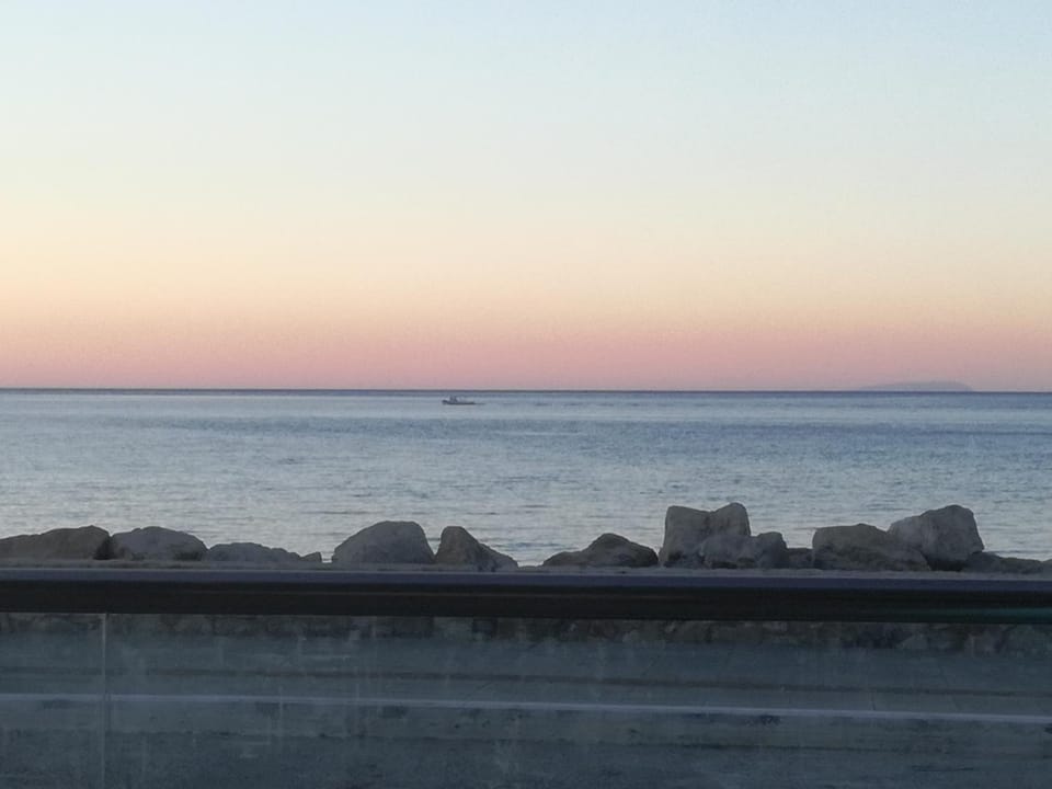 Natural landscape, Sea view, Sunset