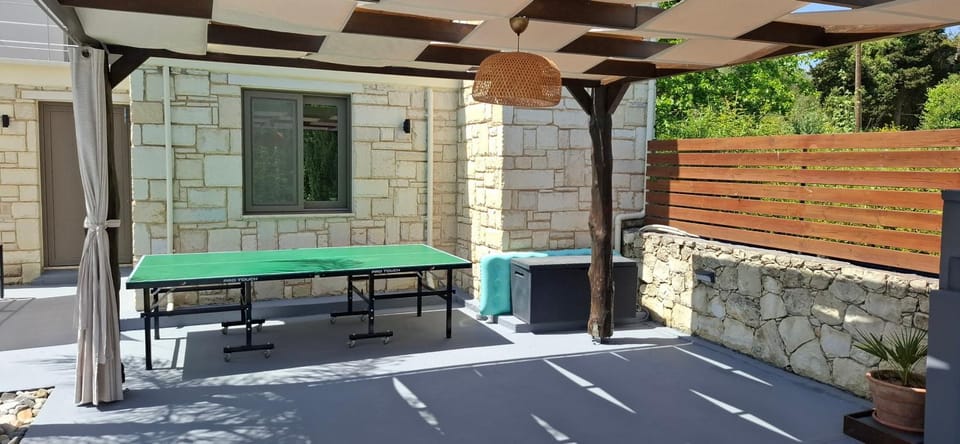 Renaissance Modern Stone House at Vryses - Private pool Country House in Crete
