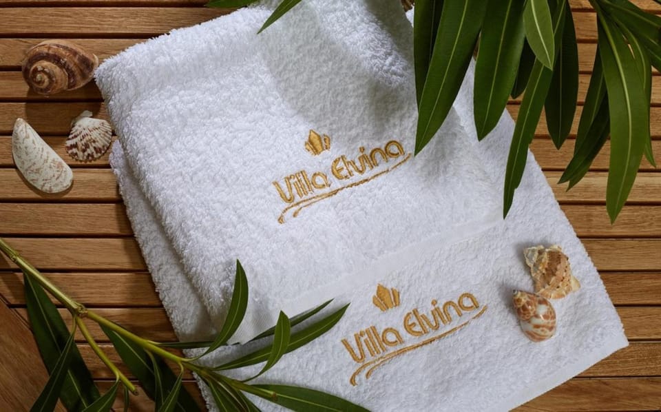 Property logo or sign, towels