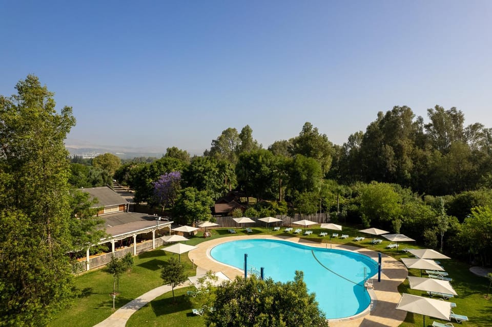 Bird's eye view, Swimming pool
