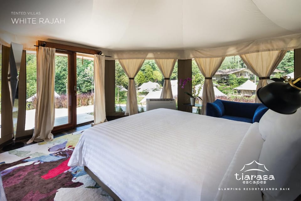 Tiarasa Escapes Glamping Resort Luxury tent in Selangor, Malaysia